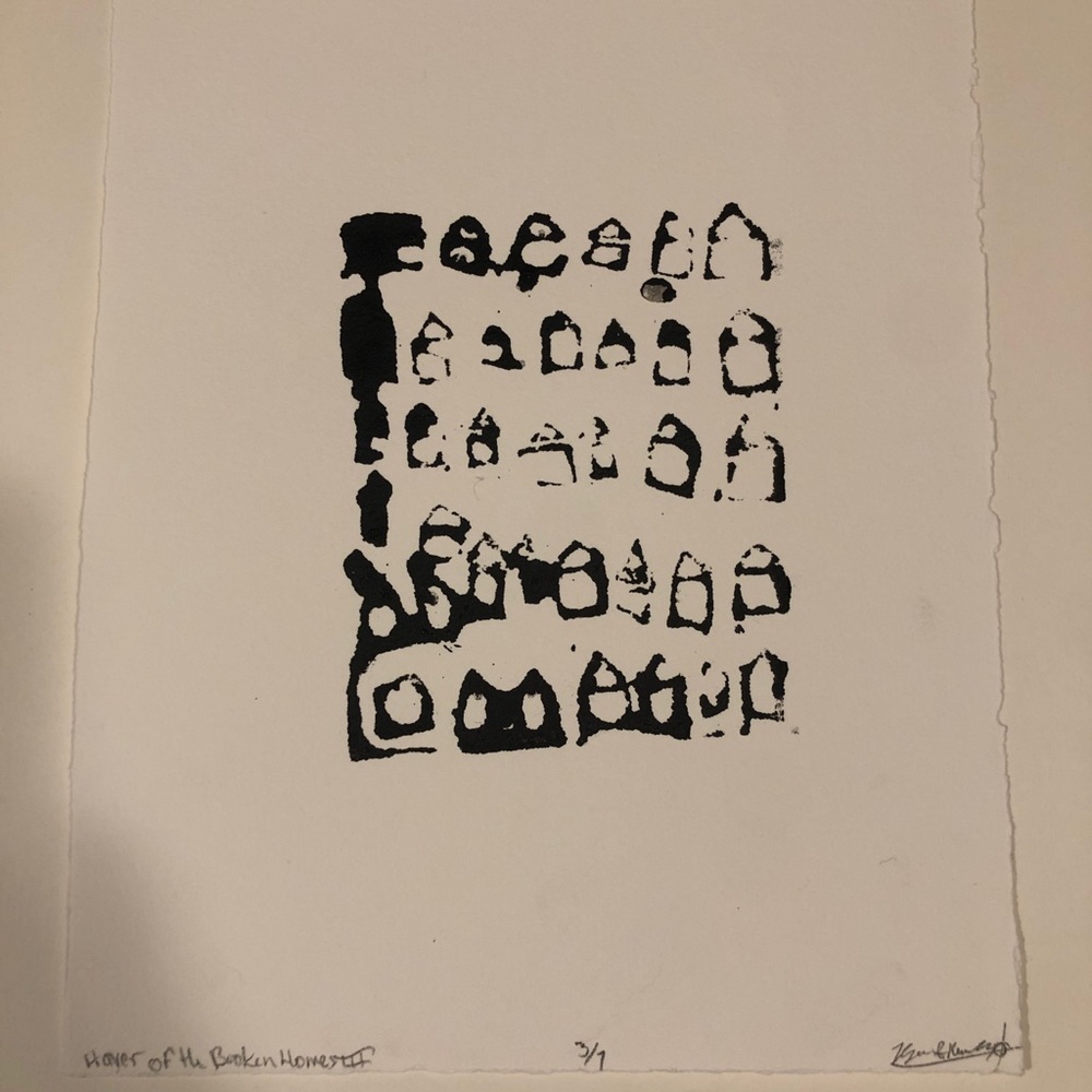 8 x 10 print with deckled edge